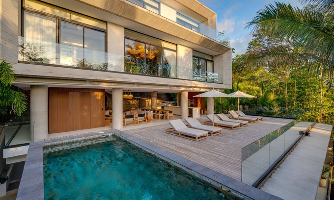 Santiago Casa | Colina Grande: Brand New, Luxury 7 Bedroom Villa Above Playa Hermosa