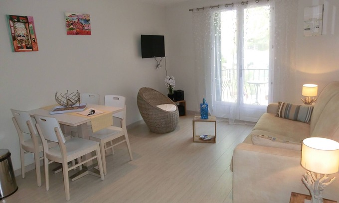 Collioure Apartamento | Collioure 1min BEACH, 5Min Center, PARKING,1st floor