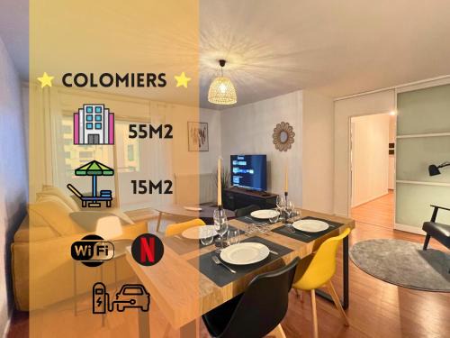 Colomiers Apartamento | Colomiers Shelter - City, Terrasse, Wifi, Netflix
