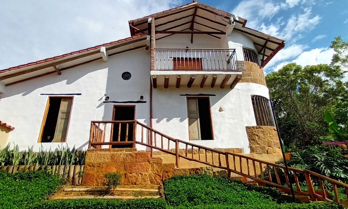 Barichara Chalet De Esquí | Color Marrón Casa de campo en Barichara