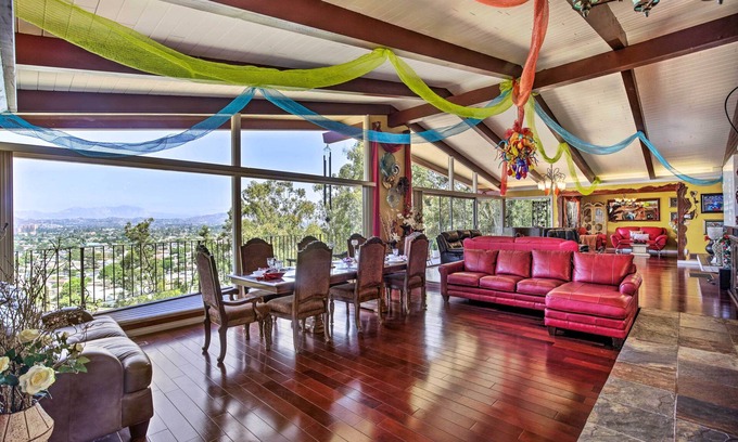 Mount Helix Casa | Colorful El Cajon Gem: Deck, Garden & Valley Views