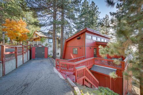Running Springs Casa | Colorful Running Springs Cabin with Incredible Views