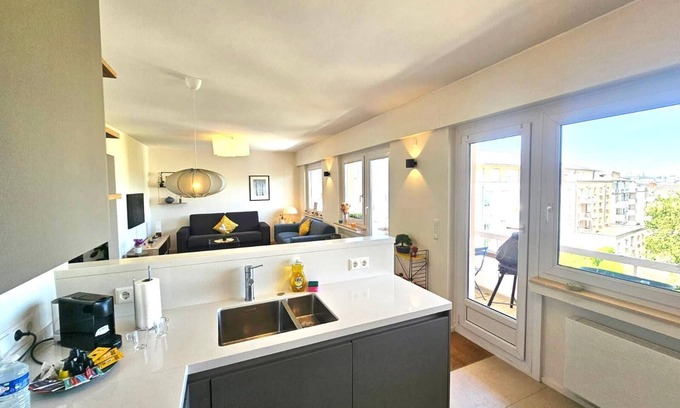 Bonnevoie Apartamento | Comfort 2BR flat with terrace&parking
