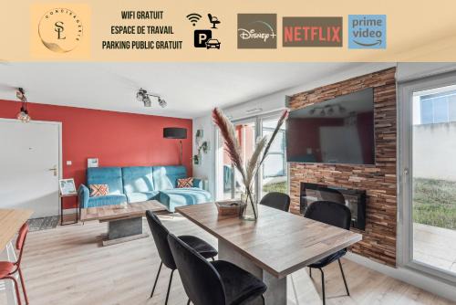 Meyzieu Apartamento | Comfort and tranquility near Lyon and Groupama Stadium, 4 personnes