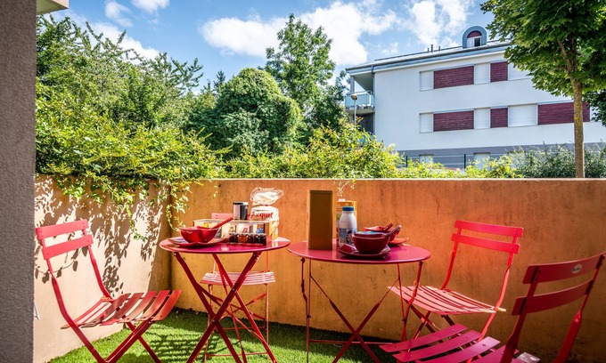Thonon-les-Bains Apartamento | GUARANTEED COMFORT - BIKES / PARKING / BREAKFAST / NETFLIX - 28 m2 - EXCEPTIONAL SERVICES