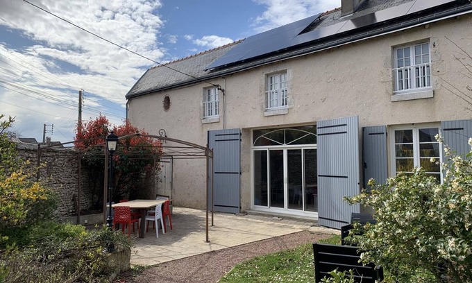 Saint-Claude-de-Diray Cabaña | Casa rural cómoda, 2 hab, jardín, cerca de Blois y Chambord