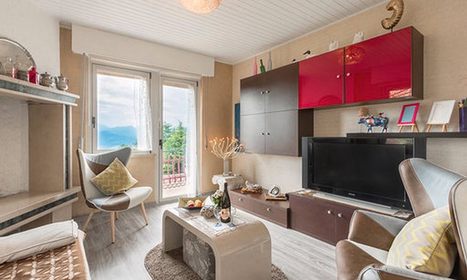 San Zeno di Montagna Apartamento | Apartamento cómodo con vistas a la montaña – Casa Aria