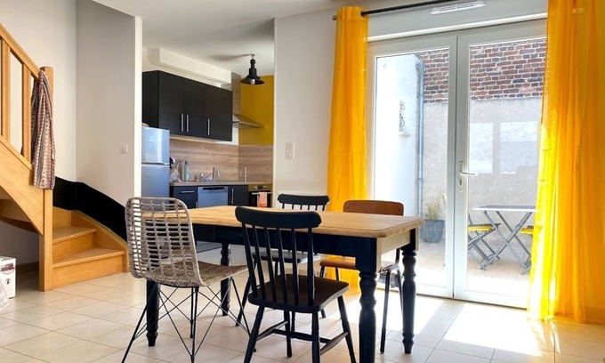 Rang-du-Fliers Casa | Comfortable 2-bedroom house near Berck-sur-mer/closed parking lot