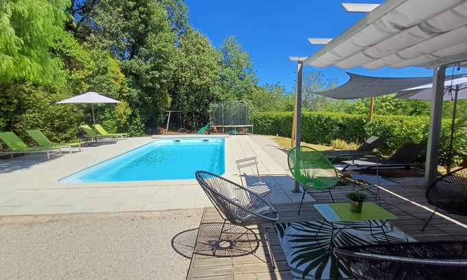 Auriol Apartamento | Villa inferior solo qqs Kms Beach Studio 3 * - Piscina, juegos, ..