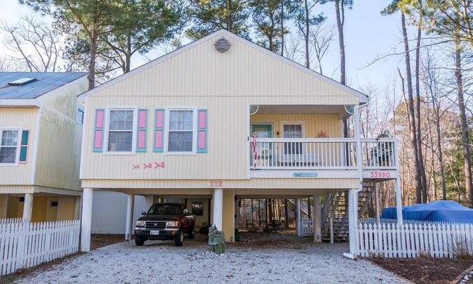 Clearwater Cabaña | Casa de playa pintoresca, a sólo 1 milla de Bethany Beach
