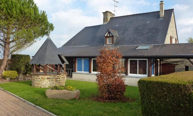 Huisnes-sur-Mer Cabaña | Casa cómoda con jardín y mascotas permitidas al pie del Mont Saint-Michel