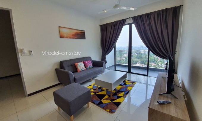 Kampung Bagan Dalam Condominio | Cómoda escapada de 4 pax ~ Butterworth