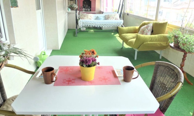 Merkezefendi Apartamento | Comfy ROOF Flat &Terrace+1 A/C+4th FloornNO ELEVATOR