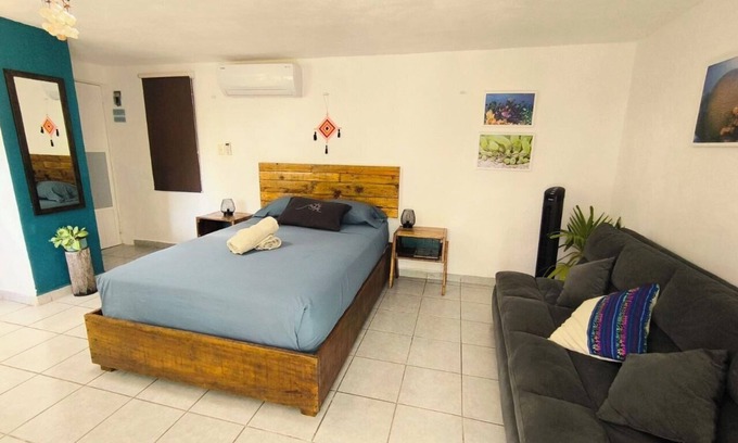 Colonia Adolfo Lopez Mateos Apartamento | Estudio acoger equipado y céntrico, a 3 cuadras del malecón