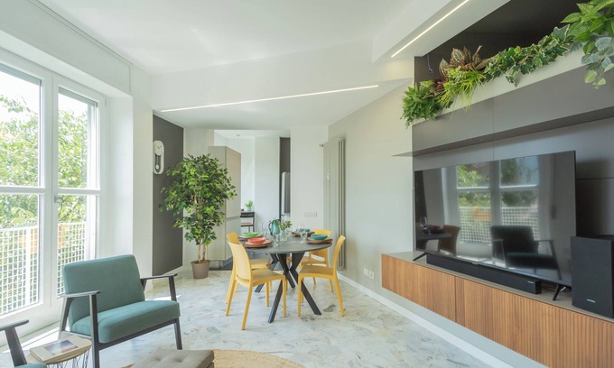 Como Apartamento | Como Panorama - Dos Habitaciones Piso, Capacidad 5