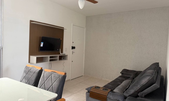 Ceasa Condominio | Complete 2 bedroom apartment with parking space near shopping center