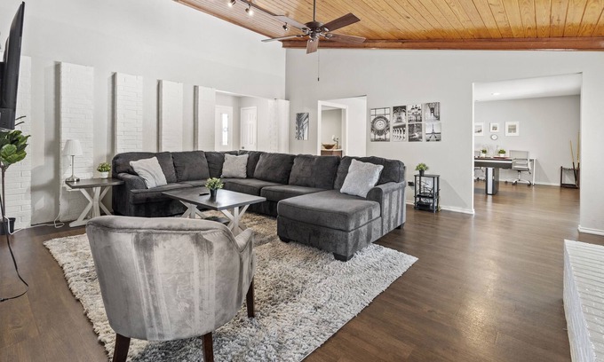 Lewisville Casa | Completely fenced-in Private Pool, Billiards, Large Living Area, close to DFW!
