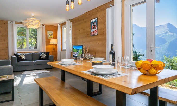 Orcieres-Merlette Chalet De Esquí | appart planta baja en chalet de 65 m²