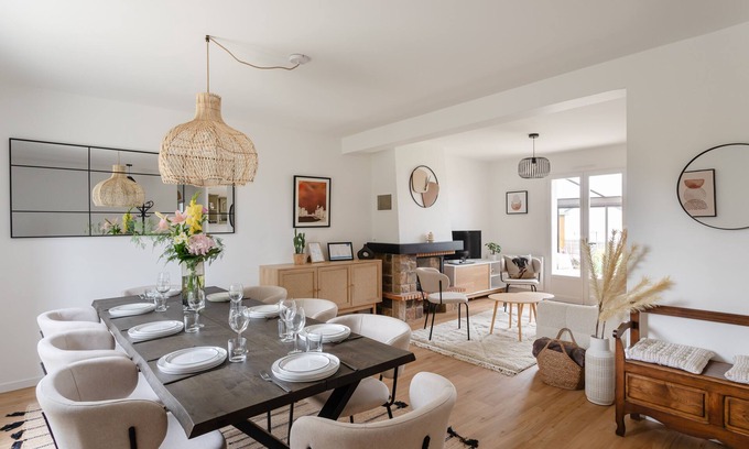 La Richardais Casa | Comtesse Lili - Maison proche de la mer, jardin