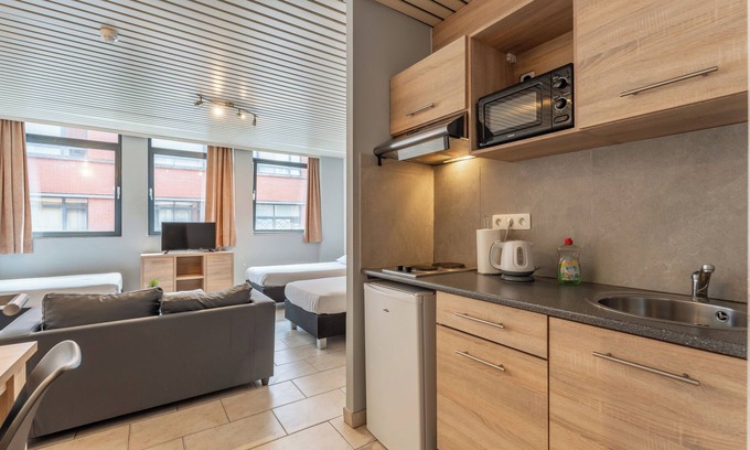 Begijnhof's Wijk Apartamento | Condo Gardens Brussels