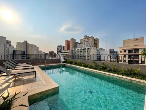 Vila Buarque Casa | Condomínio com piscina ao lado do Parque Buenos Aires