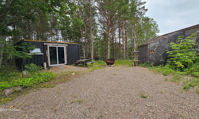 Mohawk Cabina | Container Conversion at the property of the Historic Ahmeek Copper Mine!!