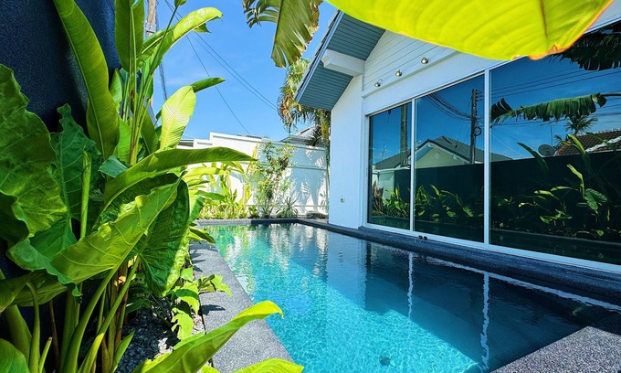 Sa Khu Casa | Villa contemporánea con piscina Safari de 3 dormitorios cerca de la playa de Nai Yang