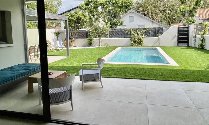 Biarritz Casa | Contemporary house - heated swimming pool- 5 bedrooms - 10 people