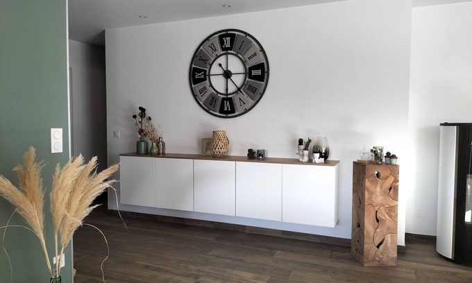 Salernes Casa | Contemporary house with swimming pool and panoramic view in Salernes