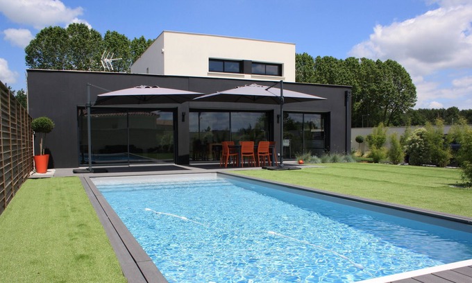 Le Tasta Casa | Casa contemporánea con piscina a 2 minutos de Burdeos