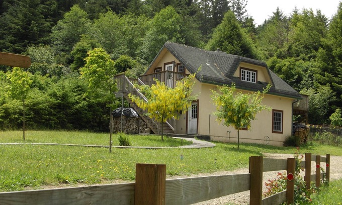 Ferndale Cabaña | Copenhagen Suite voted the best place to relax and enjoy the redwoods & Ferndale