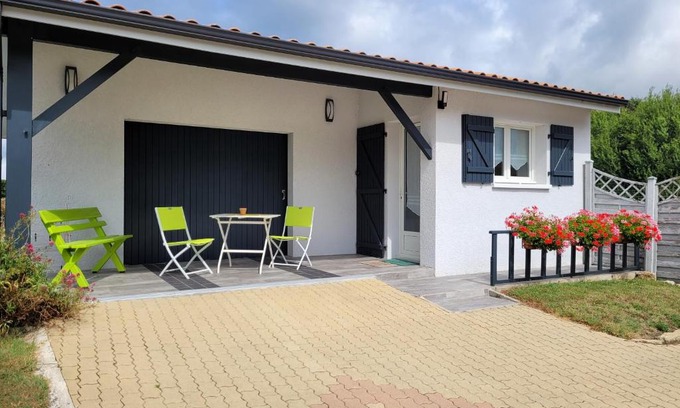Ordonnac Apartamento | Coquet studio en Médoc, Jacuzzi et climatisation