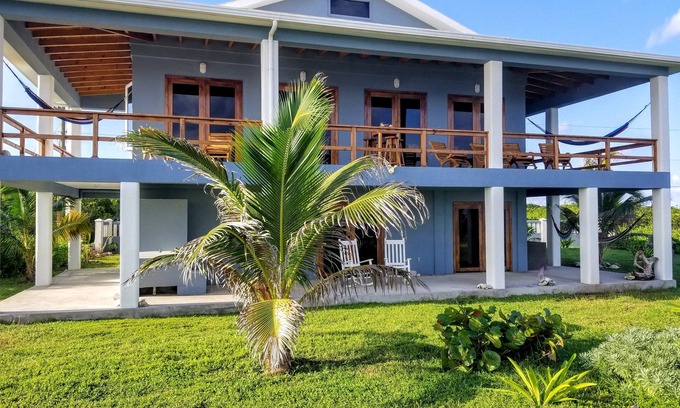 Isla de Utila Casa | Buceo / snorkel en el piso principal de Coral Ridge House