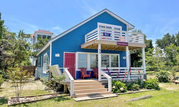 Ocracoke Casa | Esta menor nivel de suites ofrece fantásticas vistas del lago de plata, y está localizado.