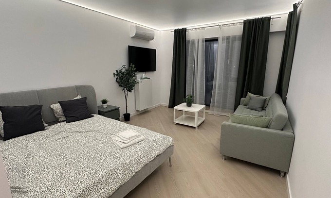 Pipera Apartamento | Cortina North-Luxury Brand New Apartment with Parking and Self Check-in
