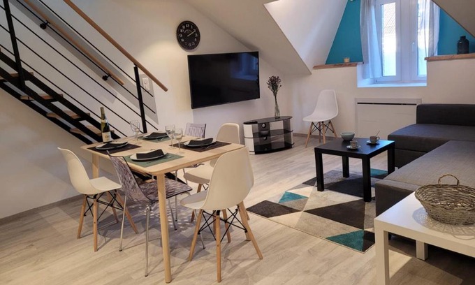 Saint Joseph/Mittelharth Apartamento | Cosis Colmar - 2 Chambres - 4 Pers - Duplex - Parking - Wifi