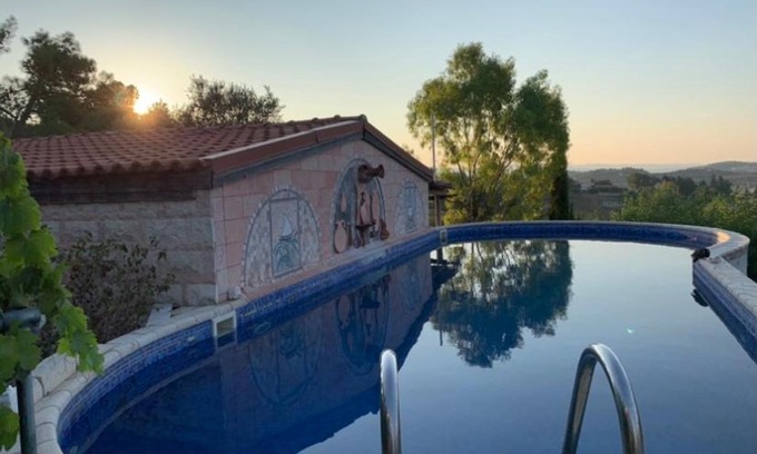 Stroumpi Casa | Cosmema House 1 Hot tub and swimming pool villa