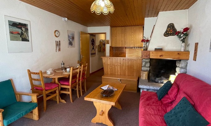 Meribel Apartamento | Apartamento acogedor 2 piezas para 4 personas cerca de las pistas en Méribel