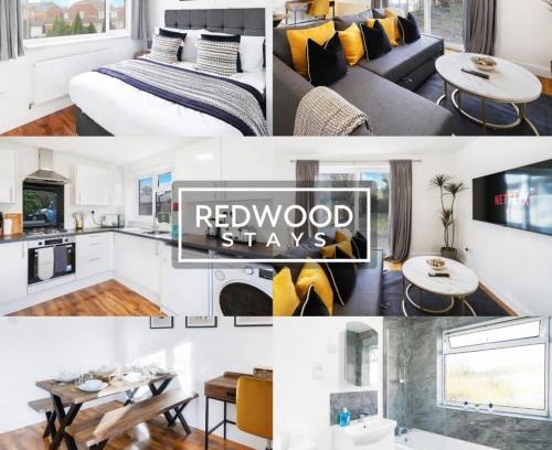 Rushmoor District Casa | Cosy 3-Bedroom Serviced House with Free WiFi and Parking By Redwood Stays