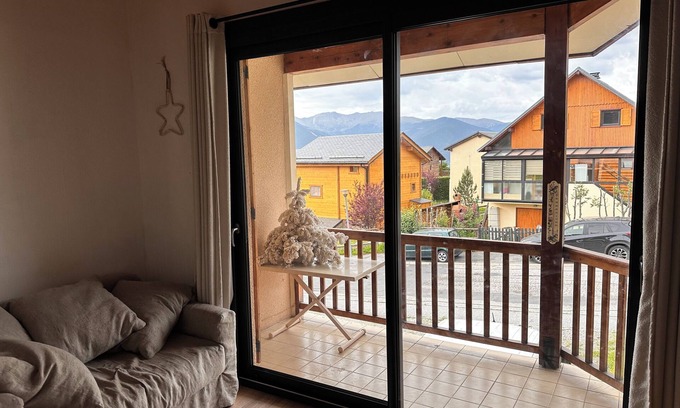 Font-Romeu-Odeillo-Via Chalet De Esquí | Cosy 4/6-person chalet with fireplace. Breathtaking view Mountains