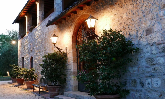 Colle di Val d'Elsa Villa | Apartamento en villa con WIFI, piscina, TV, patio, vista panorámica, cerca de San Gimignano