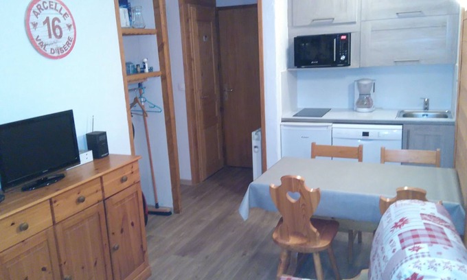 Val-d'Isere Apartamento | Cálido apartamento - En las laderas - 1 habitación