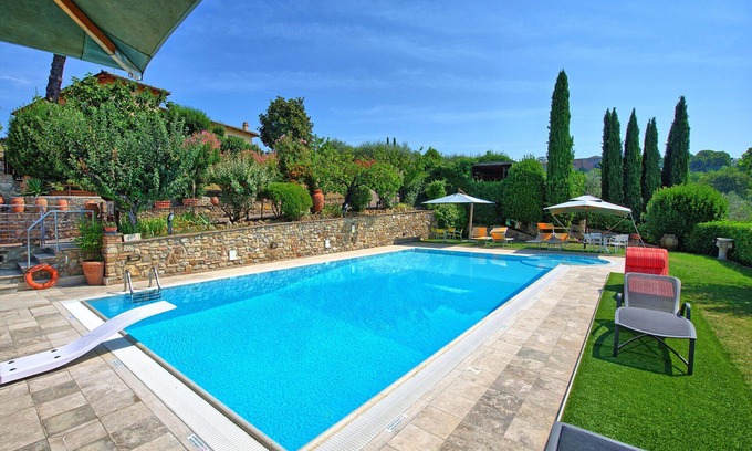 San Gimignano Apartamento | Hermoso apartamento para 2 personas con piscina, A/C, WIFI, TV, vista panorámica y aparcamiento