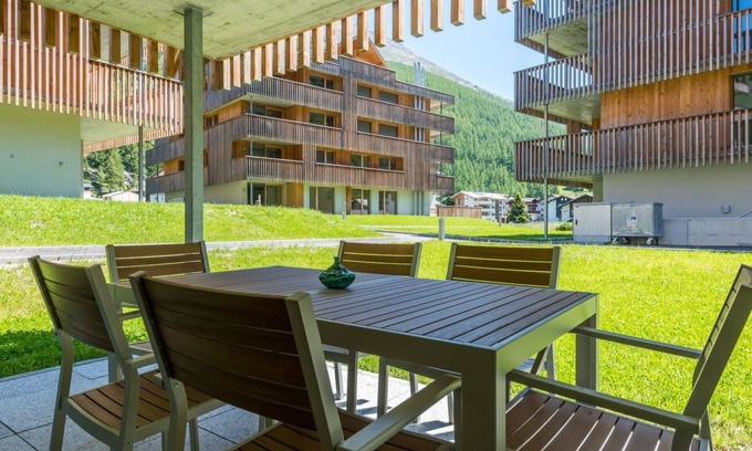 Saas Grund Apartamento | Bonito apartamento para 7 personas con WIFI, TV, balcón y mascotas permitida