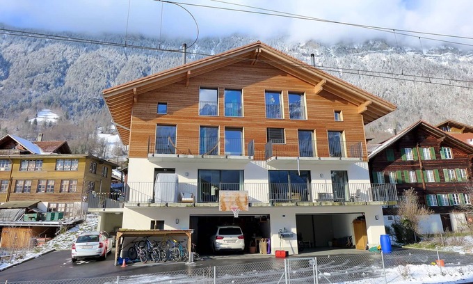 Ringgenberg Casa | Bonito apartamento en villa para 4 personas con WIFI, TV, terraza y aparcamiento