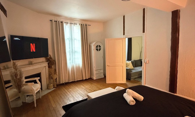 Auxerre Apartamento | Cosy apartment in the heart of Auxerre, a stone's throw from everything!