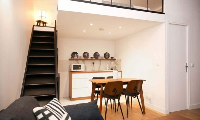 Strasbourg -Saint-Denis Apartamento | Cosy Appartement Studio Moderne Mezzanine - 4P