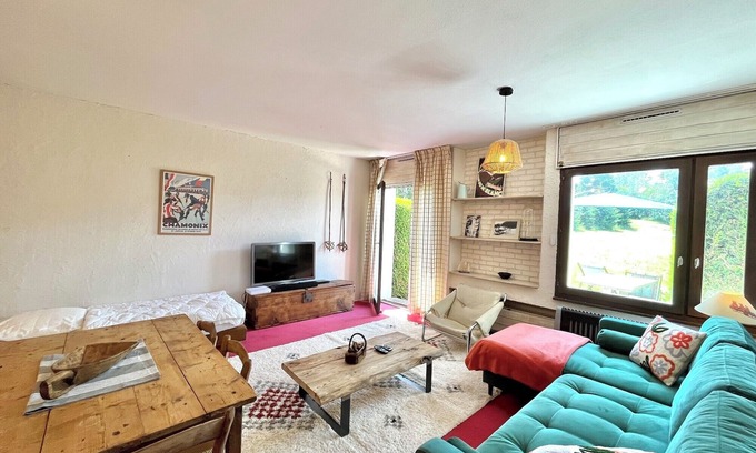 Le Planellet Apartamento | Cosy nest with garden and view of the Aravis