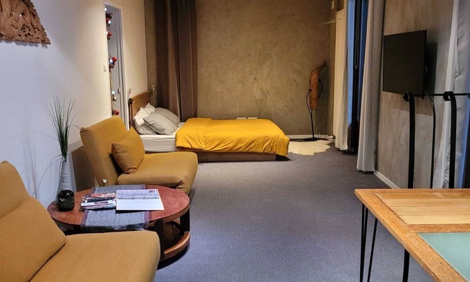 Kientzheim Apartamento | Cosy Studio 2 steps from the vineyard, fully equipped kitchen, free parking, garden area