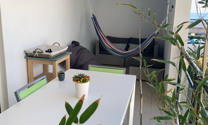 Saint-Pierre-la-Mer Apartamento | Cosy T3 100m from the beach in a new residence